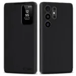 Tech-Protect Matte Wallet Δερματίνης / Σιλικόνης Μαύρο (Galaxy S25 Ultra)
