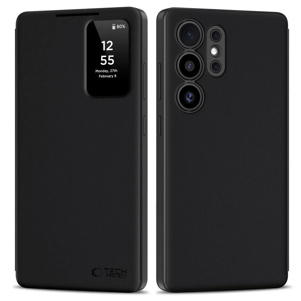 20250424102601_tech_protect_matte_wallet_mayro_galaxy_s25_ultra Tech-Protect Matte Wallet Δερματίνης / Σιλικόνης Μαύρο (Galaxy S25 Ultra) - Image 1