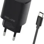 Beline Φορτιστής με Θύρα USB-C και Καλώδιο USB-C - USB-C 20W Power Delivery Μαύρος (U03)