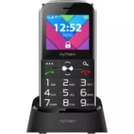 MyPhone Halo C Dual SIM Κινητό με Μεγάλα Κουμπιά Μαύρο