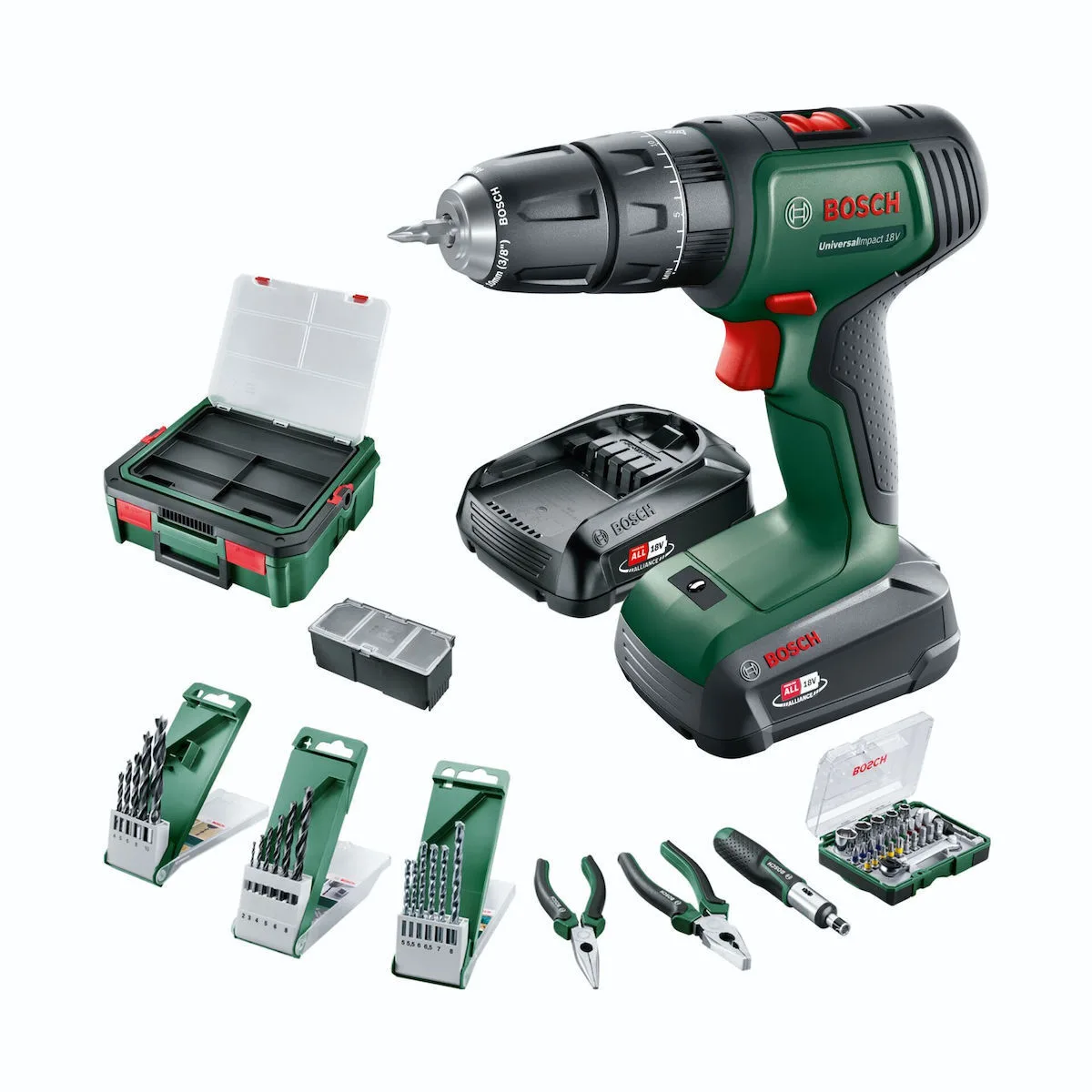 20250425140627_bosch_universal_impact_46_exartimata_kroustiko_drapanokatsavido_mpatarias_18v_2x1_5ah_06039d4108 Bosch Κρουστικό Δραπανοκατσάβιδο Μπαταρίας 18V 2x1.5Ah 06039D4108 - Image 1