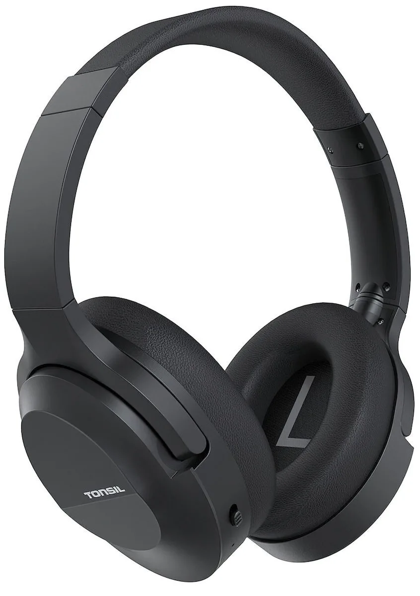 20250425153512_tonsil_asyrmata_bluetooth_on_ear_akoustika_me_20_ores_leitourgias_mayra Tonsil Ασύρματα Bluetooth Over Ear Ακουστικά με 20 ώρες Λειτουργίας Μαύρα - Image 1