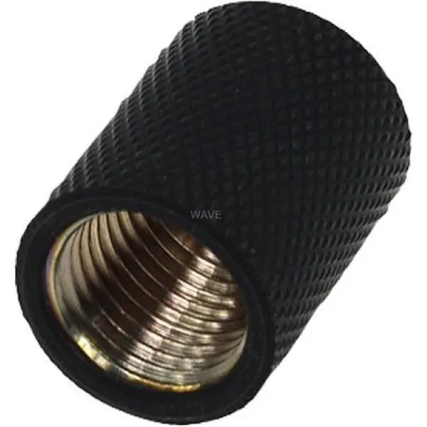 20250425164014_alphacool_bushing_g1_4_inner_thread_to_g1_4_inner_thread_deep_black Alphacool Fittings Μαύρο 17048 - Image 1