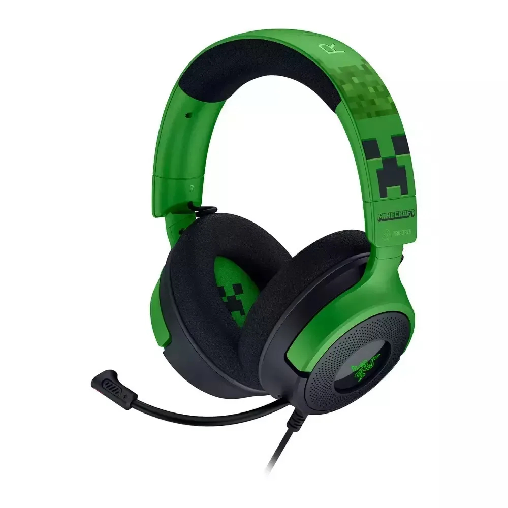 Razer Kraken V4 X Over Ear Gaming Headset με σύνδεση USB Minecraft Edition for Nintendo Switch / PC / PS4 / PS5 - Image 1