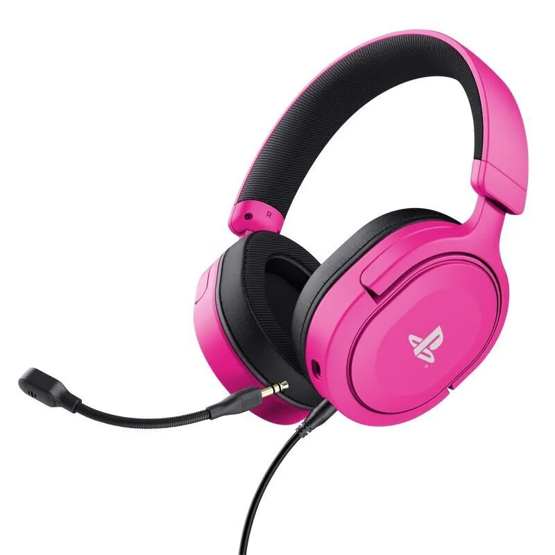 Trust GXT 498 Forta Over Ear Gaming Headset με σύνδεση 3.5mm Ροζ - Image 1