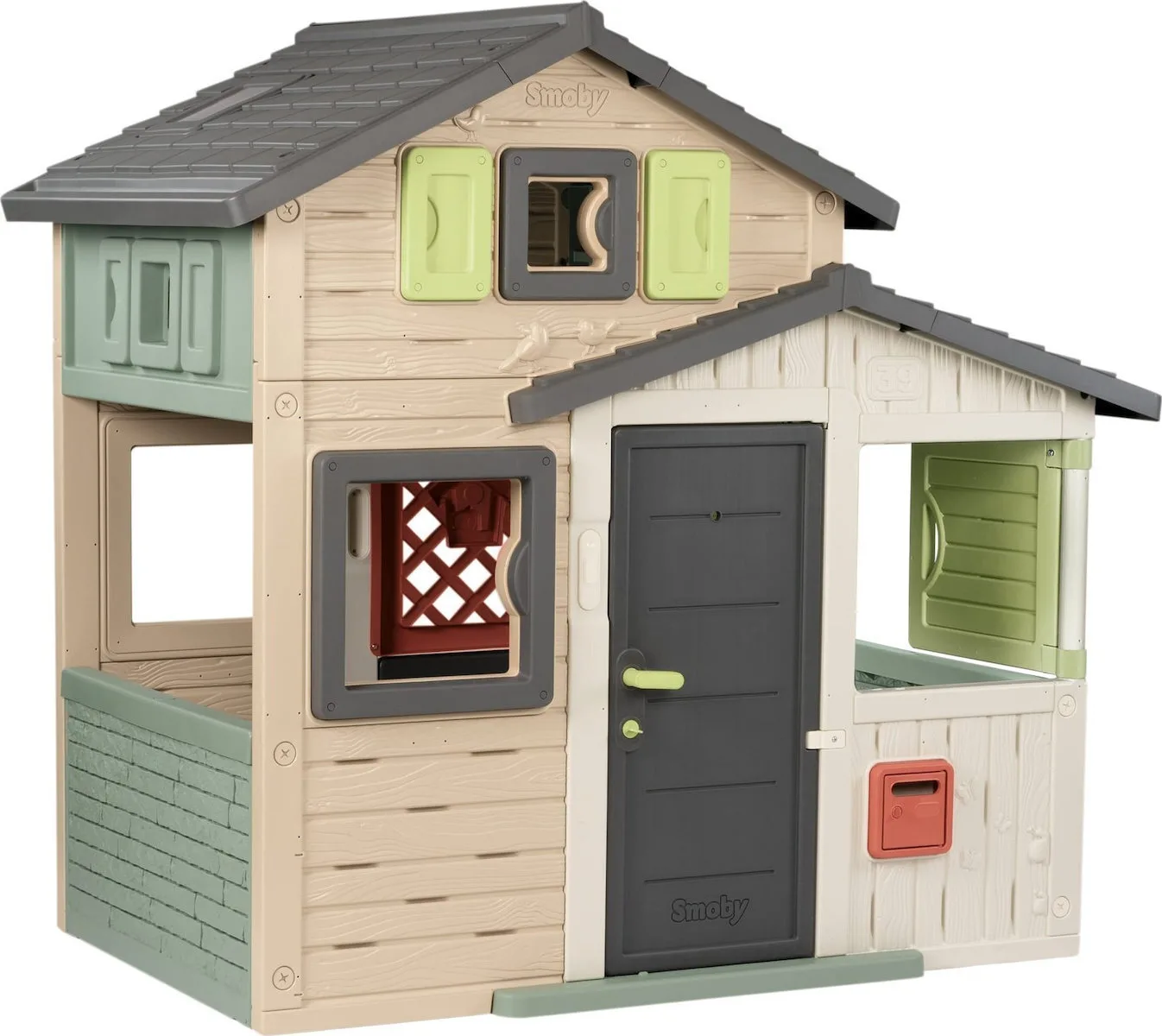 20250428161527_smoby_paidiko_spitaki_kipou_playhouse_175_4x114_3x162ek_810208 Smoby Παιδικό Σπιτάκι Κήπου Playhouse 175.4x114.3x162εκ. 810208 - Image 1