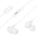 Hoco M116 Benevolent In-ear Handsfree Ακουστικά με Βύσμα USB-C Λευκό