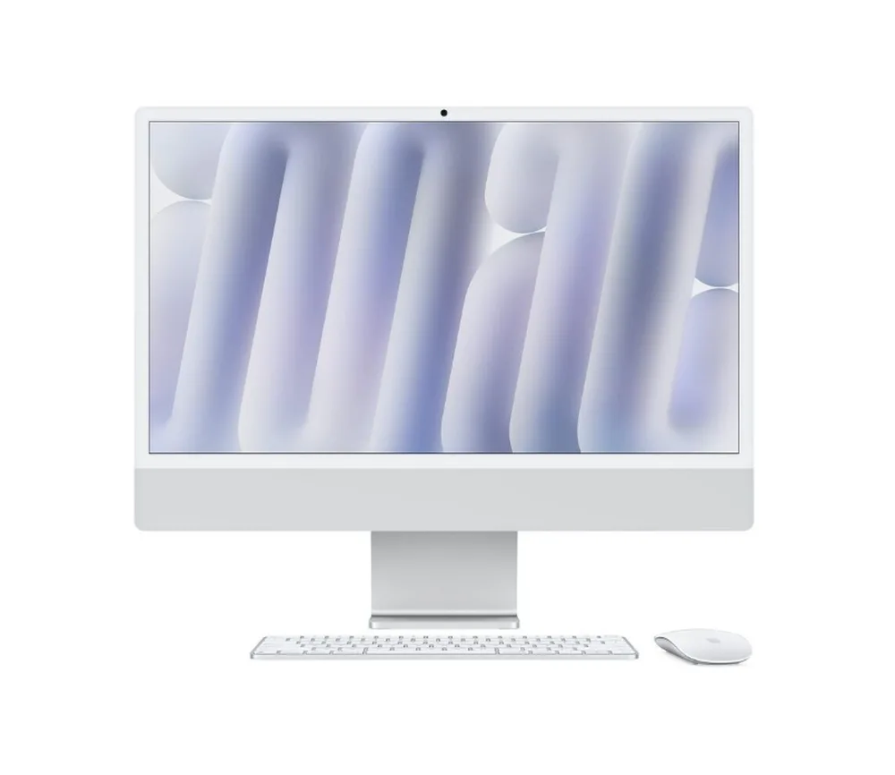 Apple IMac 24" 2024 (M4-10-Core/16GB/256GB SSD/10-Core GPU/macOS) Silver International English - Image 1