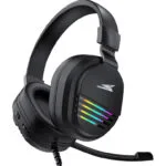 Barracuda Pearl Black Over Ear Gaming Headset με σύνδεση 2x3.5mm / USB