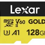 Lexar Professional microSDXC 128GB Class 10 U3 V60 A1 UHS-II