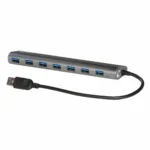 i-tec USB 3.2 Hub 7 Θυρών με σύνδεση USB-A & Θύρα Φόρτισης Γκρι (U3HUB778UK)