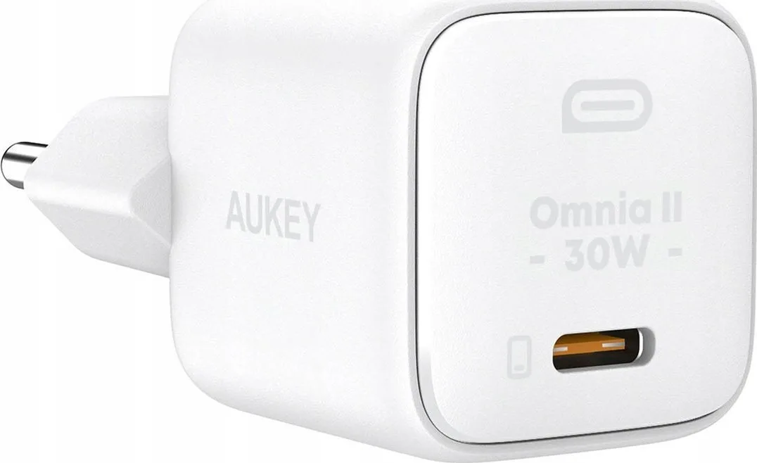 Aukey Φορτιστής Χωρίς Καλώδιο με Θύρα USB-C 30W Power Delivery Μαύρος (PA-B1L) - Image 1