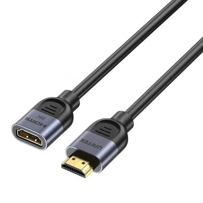 Unitek HDMI 2.1 Cable HDMI male - HDMI female 3m Μαύρο C11091A - Image 1