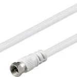 Goobay Καλώδιο Κεραίας Coax male - Coax female Λευκό 5m (11725) 1τμχ