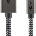 Goobay HDMI 2.0 Cable HDMI male - HDMI male 1m Μαύρο 75699