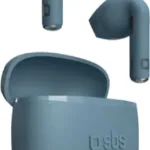 SBS GO Pods Earbud Bluetooth Handsfree Ακουστικά με Θήκη Φόρτισης Petrol