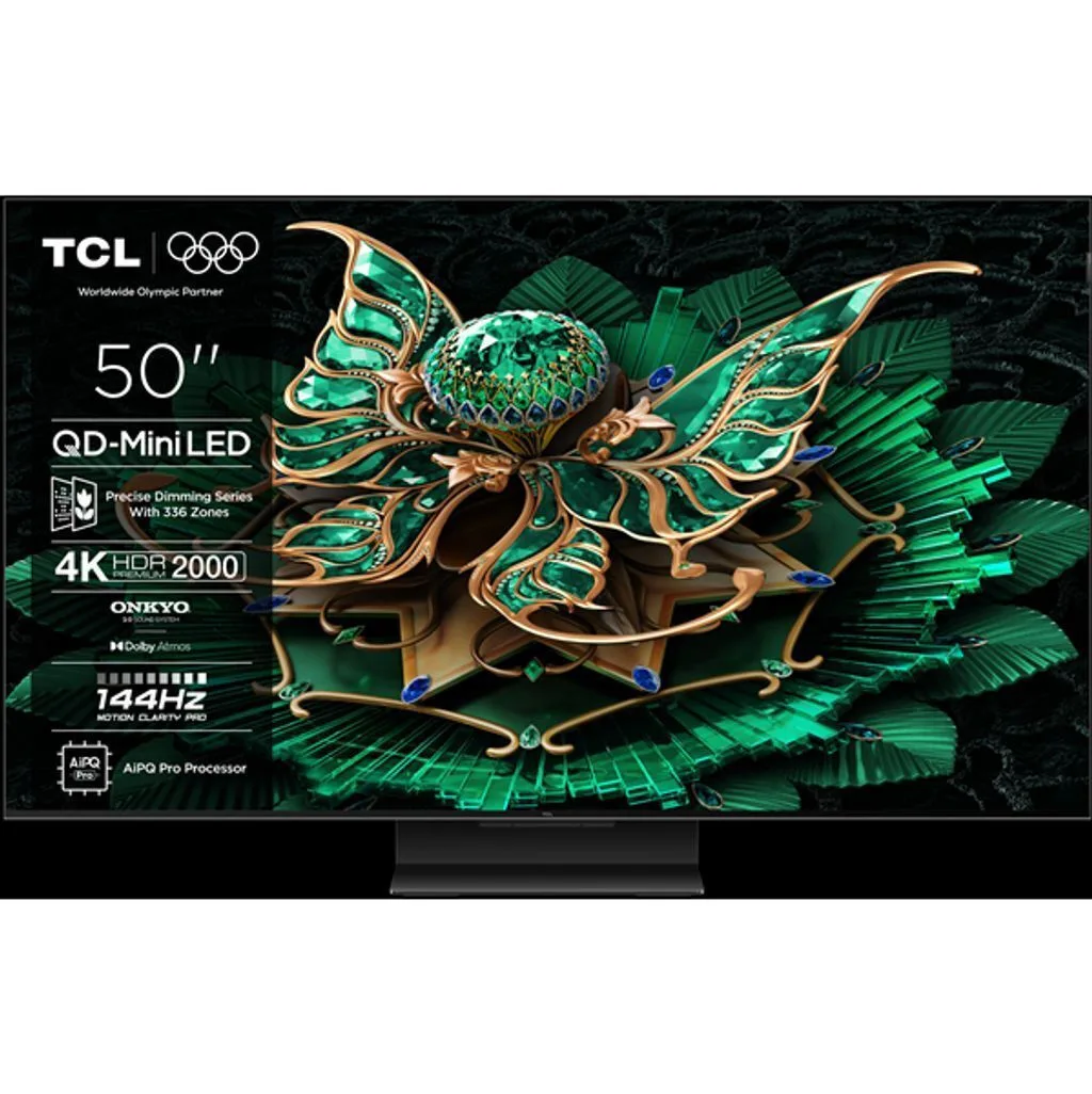 TCL Smart Τηλεόραση 50" 4K UHD Mini LED C7K HDR (2025) 50C7K - Image 1