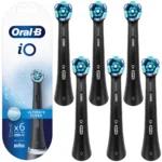 Oral-B iO Ultimate Clean Ανταλλακτικές Κεφαλές για Ηλεκτρική Οδοντόβουρτσα Black 6τμχ