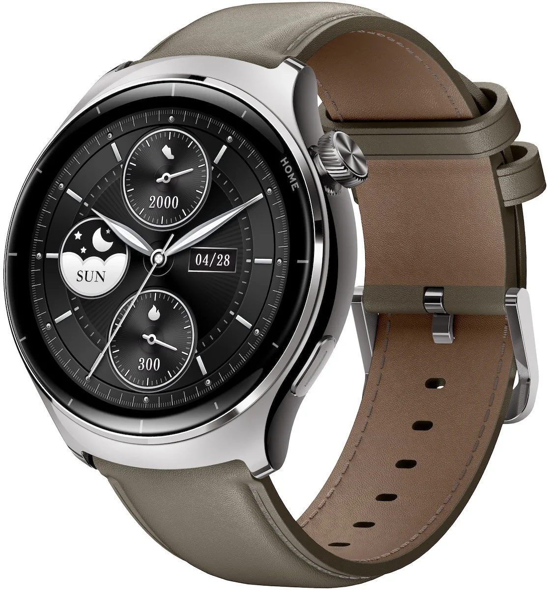 Mibro Watch Lite3 Pro Αδιάβροχο με Παλμογράφο (Khaki Gray (Silver)) - Image 1
