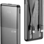 Awei P76K Power Bank 10000mAh 22.5W Μαύρο