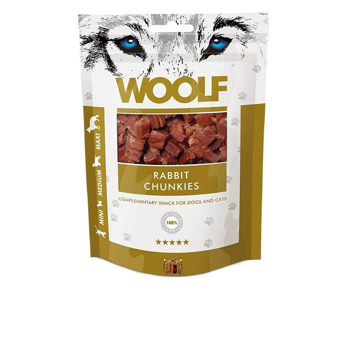 Woolf Snacks Woolf Λιχουδιά για Κουτάβια με Κουνέλι και Λαγό 100gr - Image 1