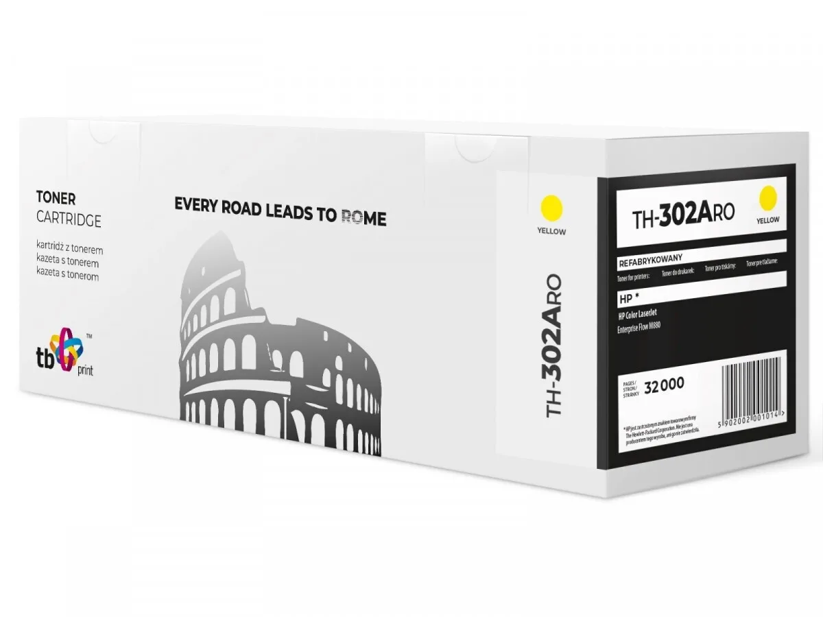 TB Print Συμβατό Toner για Laser Εκτυπωτή HP CF302A Μαύρο (TH-302ARO) - Image 1