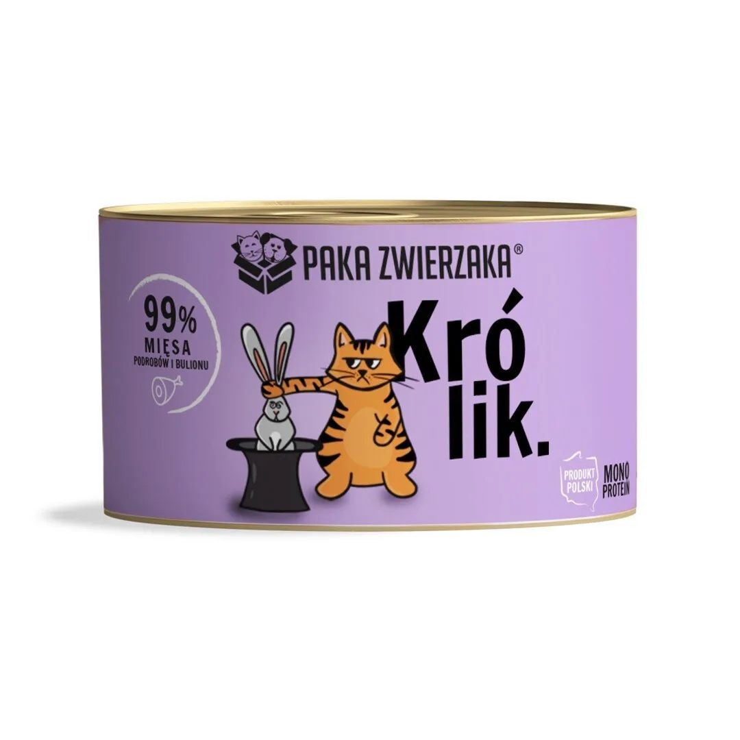 20250513102012_paka_zwierzaka_ygri_trofi_gia_gates_me_kouneli_200gr Paka Zwierzaka Υγρή Τροφή για Γάτες σε Κονσέρβα με Κουνέλι 200gr - Image 1