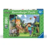Παιδικό Puzzle XXL Minecraft για 6+ Ετών 100pcs Ravensburger