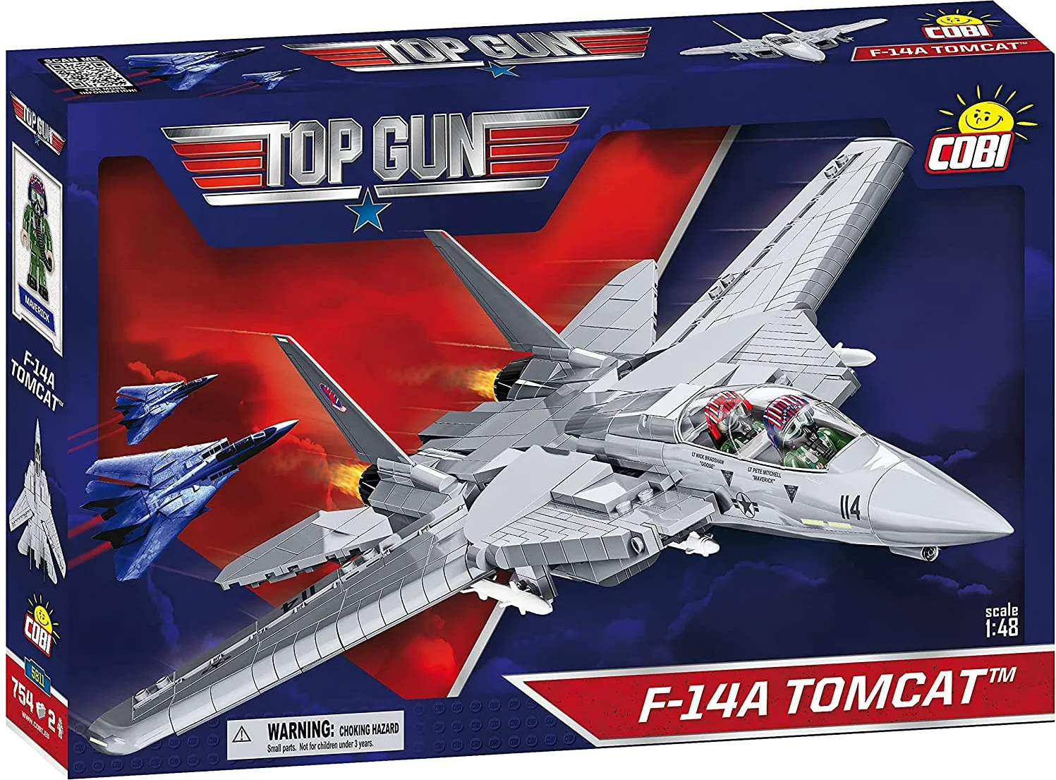 Cobi Τουβλάκια Top Gun F-14A Tomcat για 7+ Ετών 754τμχ COBI-5811 - Image 1