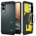 Spigen Tough Armor AI (MagFit) Back Cover Σιλικόνης / Πλαστικό 2mm Πράσινο (Galaxy S25 Edge) ACS09424