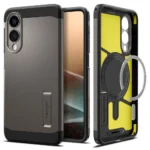 Spigen Tough Armor Magsafe Back Cover Σιλικόνης / Πλαστικό 2mm Γκρι (Galaxy S25 Edge) ACS09423