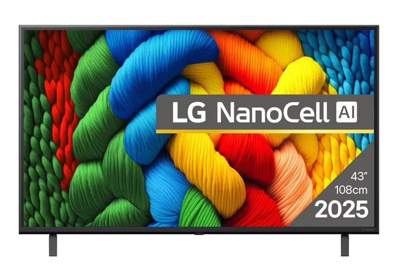 LG Smart Τηλεόραση 43" 4K UHD LED NanoCell 43NANO80A3B HDR (2025) - Image 1