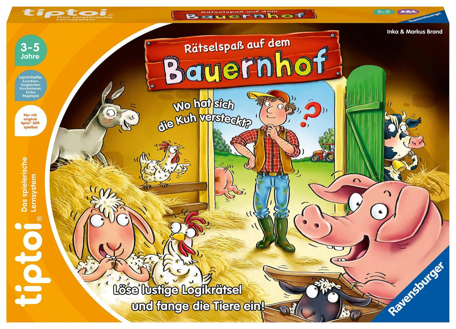 Επιτραπέζιο Παιχνίδι Bauernhof για 1-4 Παίκτες 3+ Ετών 00125 (GER) Ravensburger - Image 1