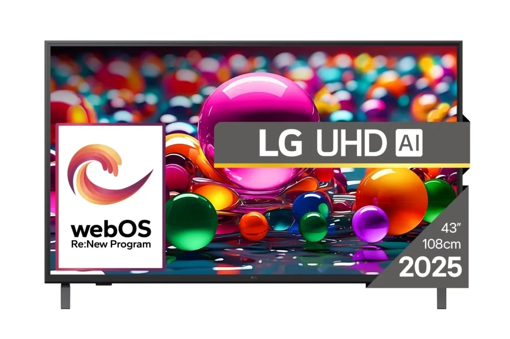 LG Smart Τηλεόραση 43" 4K UHD LED AI UA75 HDR (2025) 43UA75003LA - Image 1