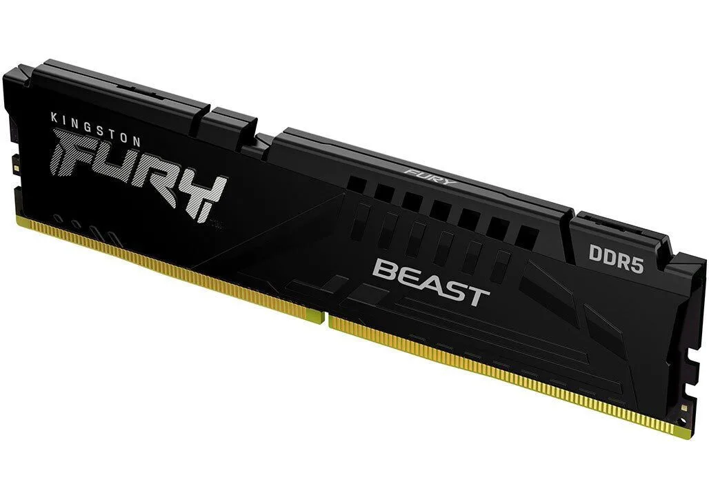Kingston FURY Beast DDR5 με Module 1x32GB και Ταχύτητα 6000 για Desktop KF560C36BBE2-32 - Image 1