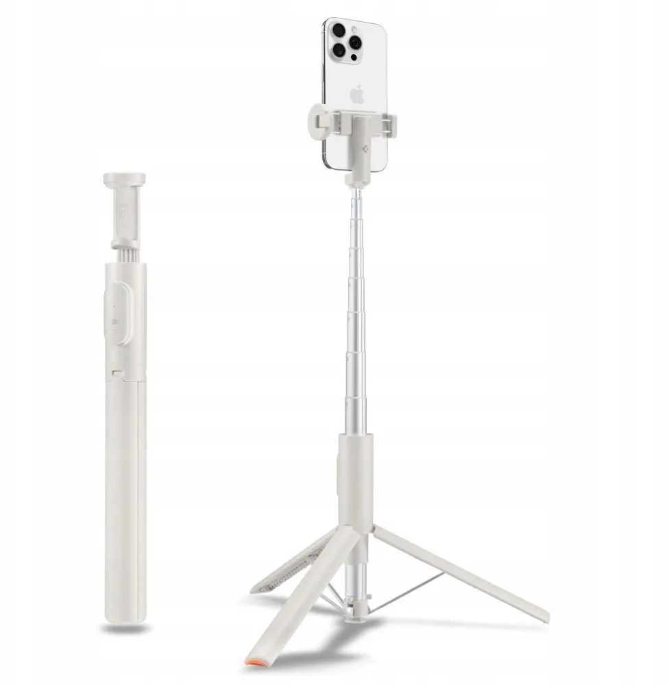 Spigen S541w Selfie Stick Τρίποδο Κινητού με Bluetooth Λευκό AMP09337 - Image 1