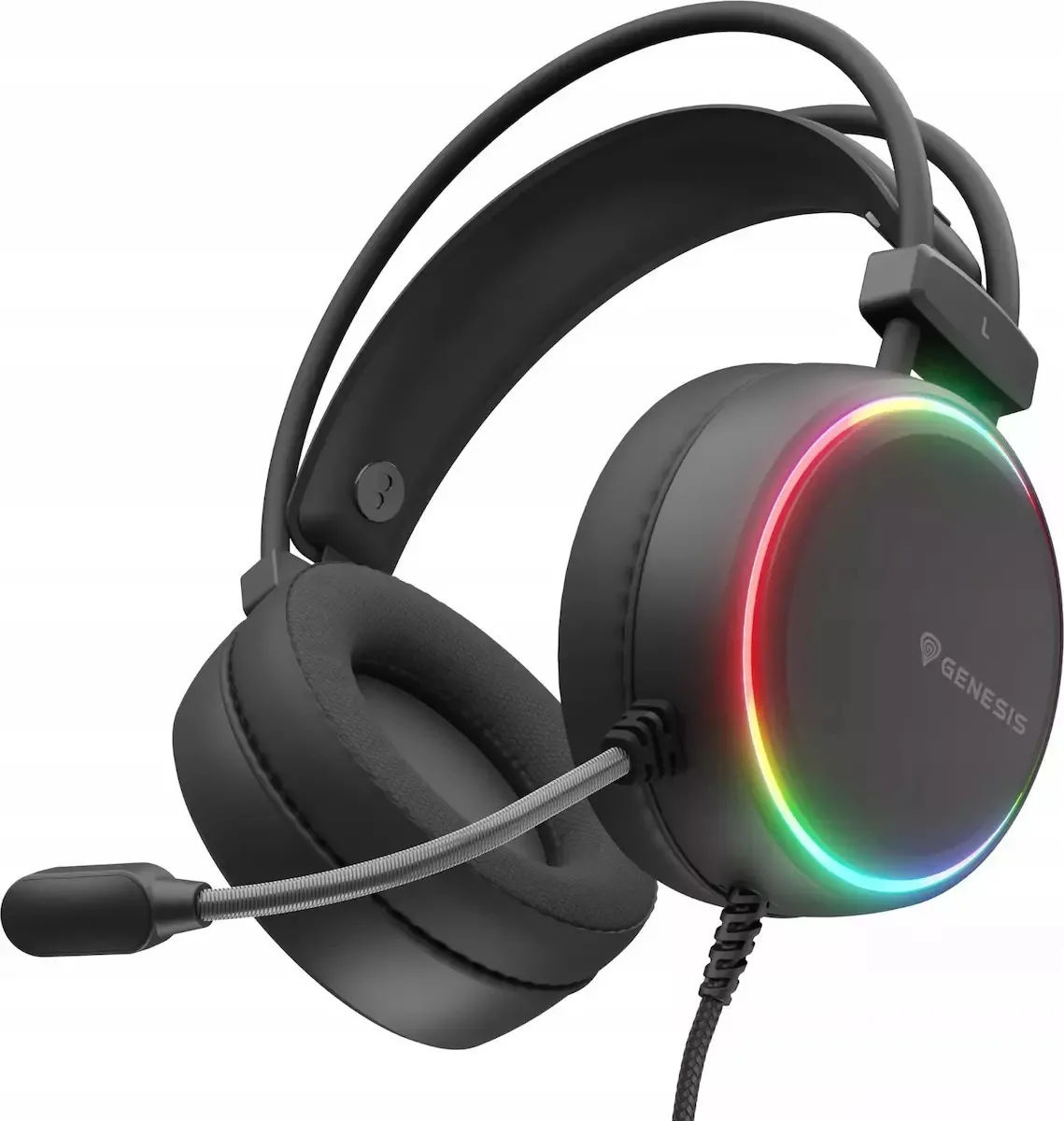 20250529142639_genesis_neon_613_g2_over_ear_gaming_headset_me_syndesi_3_5mm_usb_leyko Genesis Neon 613 G2 Over Ear Gaming Headset με σύνδεση 3.5mm / USB Λευκό - Image 1