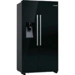Bosch Retro Ψυγείο Ντουλάπα 562lt Total NoFrost Υ178.7xΠ90.8xΒ70.7εκ. Μαύρο KAD93ABEP