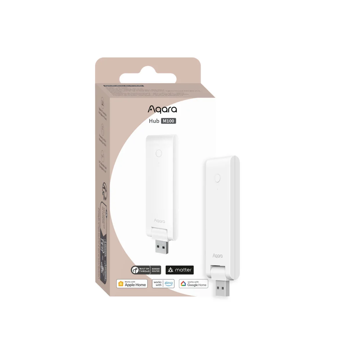 Aqara M100 Smart Bridge Wi-Fi / Zigbee / Thread Συμβατό με Google Home, Apple HomeKit, Alexa & Matter - Image 1