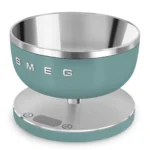 Smeg Ψηφιακή Ζυγαριά Κουζίνας με Κάδο 1gr/5kg Πράσινη KSC01EGMWW