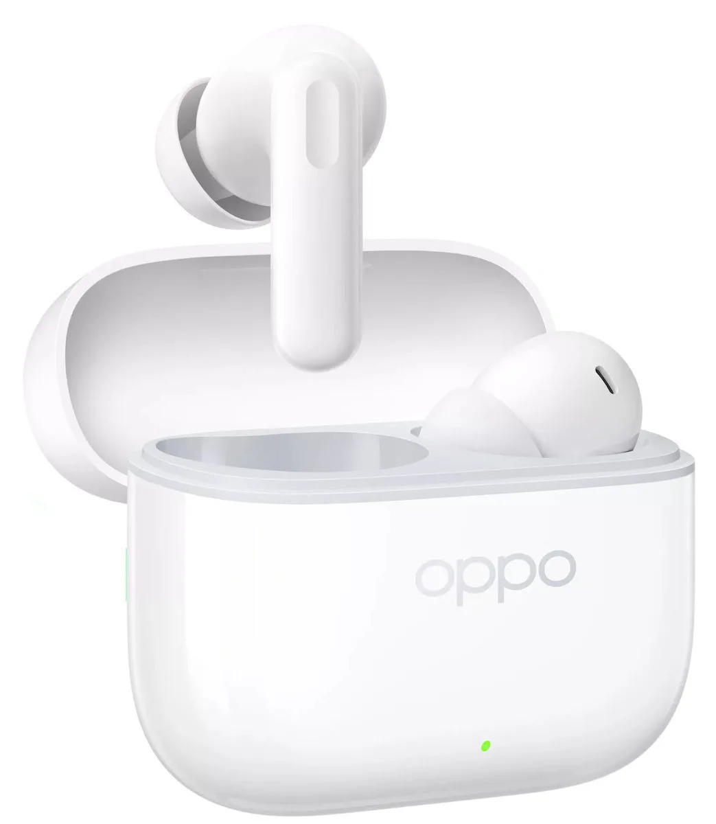 Oppo Enco Buds3 Pro Bluetooth Handsfree Ακουστικά με Αντοχή στον Ιδρώτα και Θήκη Φόρτισης Λευκά - Image 1