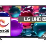 LG Smart Τηλεόραση 43" 4K UHD LED AI UA73 HDR (2025) 43UA73003LA