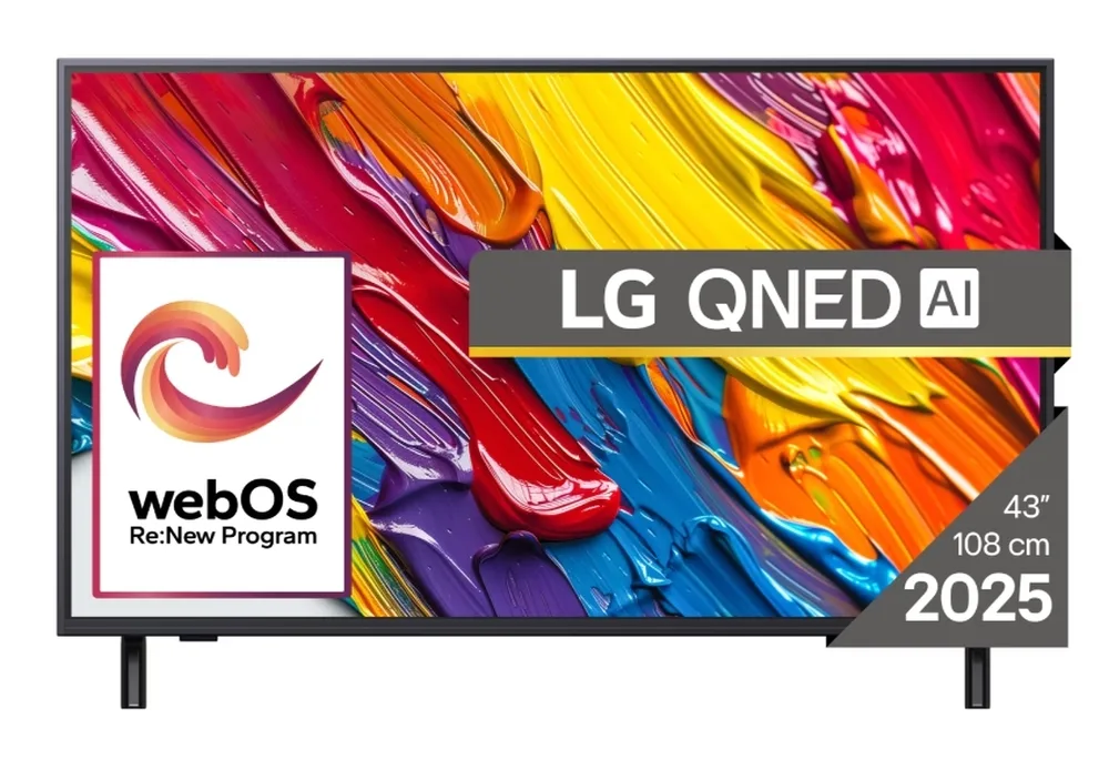 LG Smart Τηλεόραση 43" 4K UHD QNED AI QNED82 HDR (2025) 43QNED82A3B - Image 1