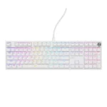 Genesis Thor 404 Gaming Μηχανικό Πληκτρολόγιο Tenkeyless με Gateron Yellow Pro διακόπτες και RGB φωτισμό (Αγγλικό US) Λευκό