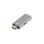 Lanberg Μετατροπέας DisplayPort / HDMI male σε DisplayPort female Ασημί 1τμχ AD-HD-DP-01