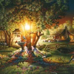 Puzzle 2D Splendid spring light 1000pcs 58547