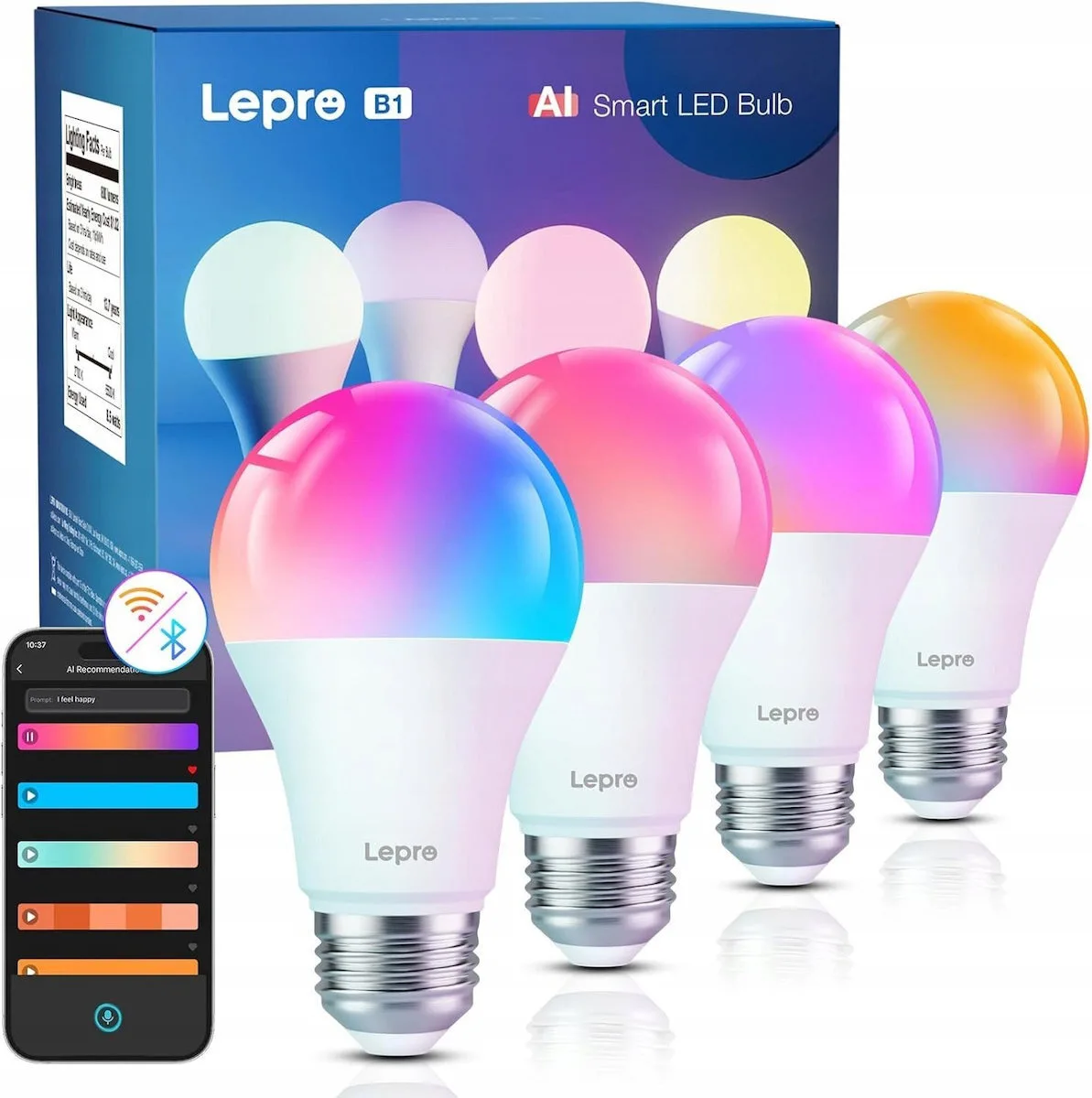 20250610095739_teckin_lampes_led_gia_ntoui_e27_4tmch Teckin Λάμπες LED για Ντουί E27 4τμχ - Image 1