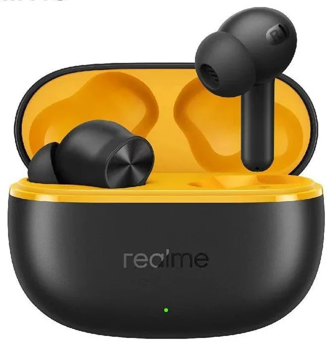 Realme Buds T200 Lite Bluetooth Handsfree Ακουστικά με Αντοχή στον Ιδρώτα και Θήκη Φόρτισης Μαύρα - Image 1