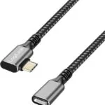 LogiLink Braided USB 3.2 Cable USB-C male - USB-C female 100W Μαύρο 0.5m CUA0110