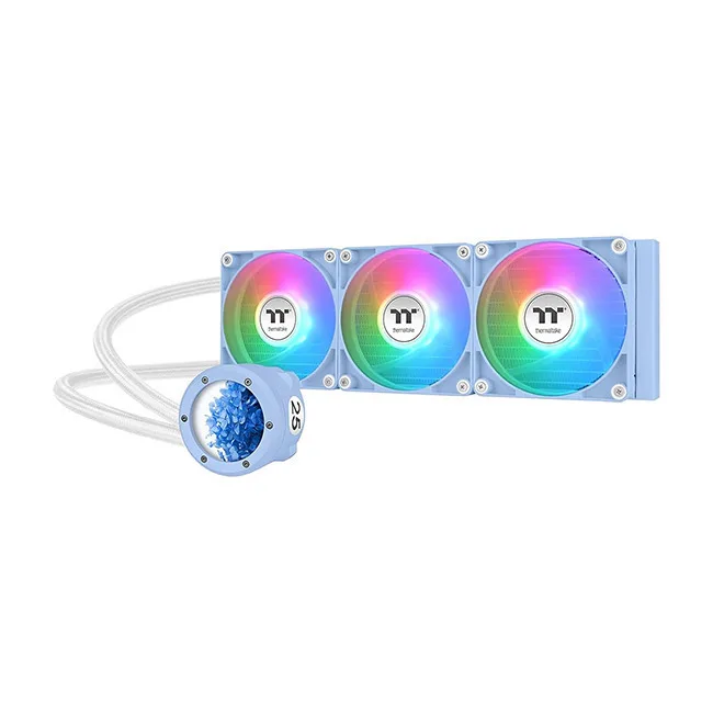 Thermaltake TH360 V2 Ultra ARGB (v2) Υδρόψυξη Επεξεργαστή Τριπλού Ανεμιστήρα 120mm για Socket AM4/AM5/1700/1200/115x Λευκή - Image 1